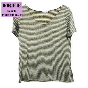 Cloud Chaser Reversed Striped Top